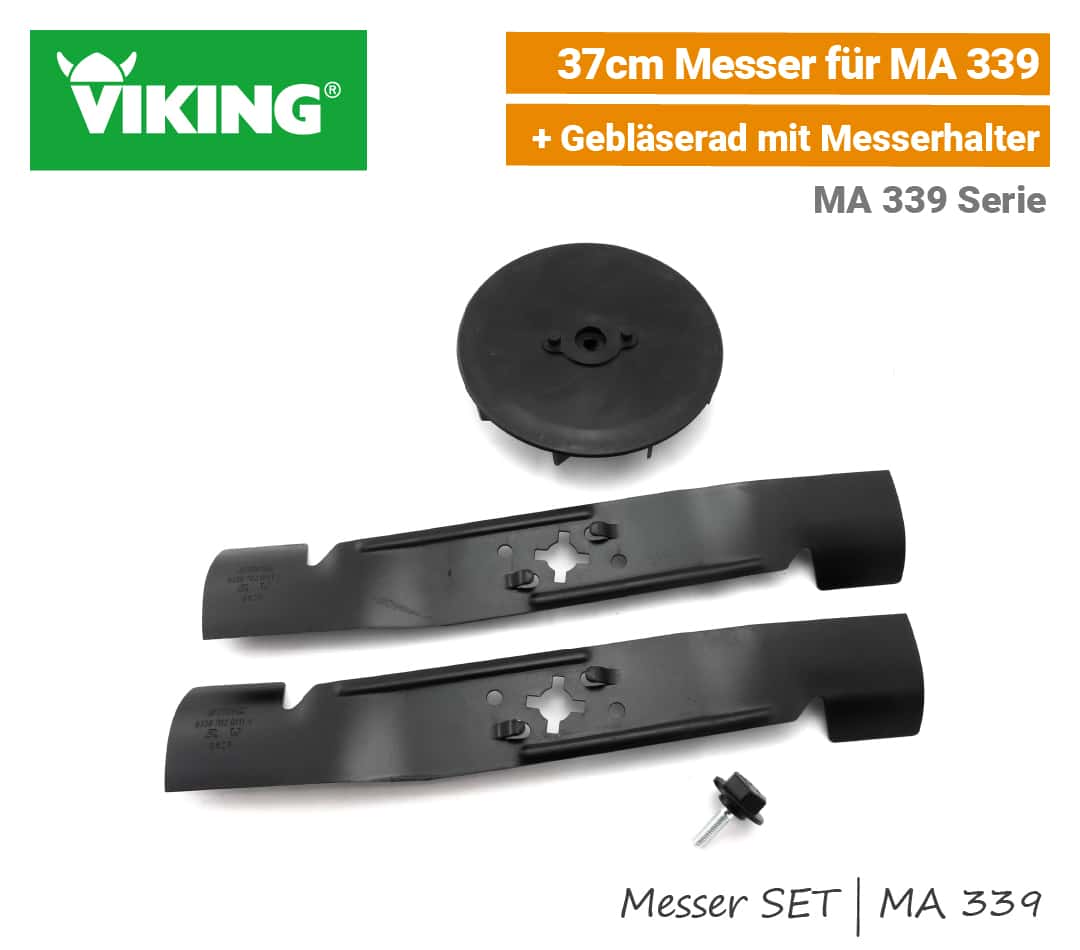 Viking Messer SET MA 339 Akku-Rasenmäher AP EU9