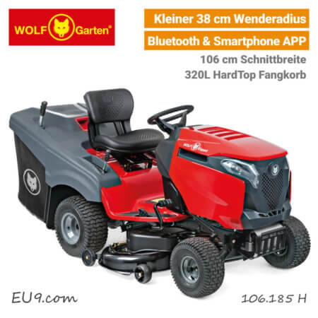 Wolf-Garten Alpha 106.185 H Bluetooth Expert Rasentraktor EU9