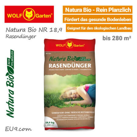 Wolf-Garten Natura-Bio NR-18,9 Rasendünger - EU9