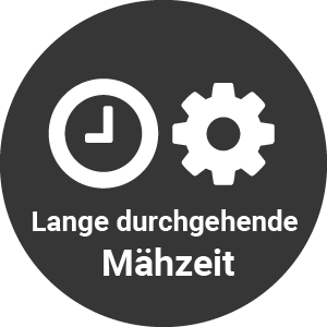 Lange durchgehende Mähzeit